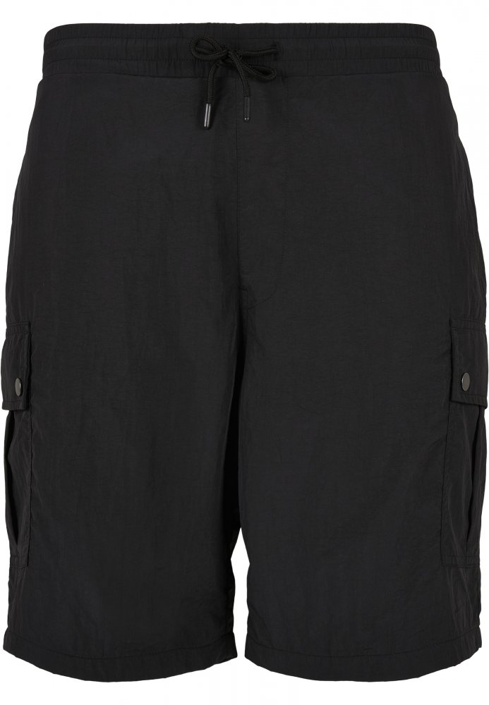 Nylon Cargo Shorts - black S