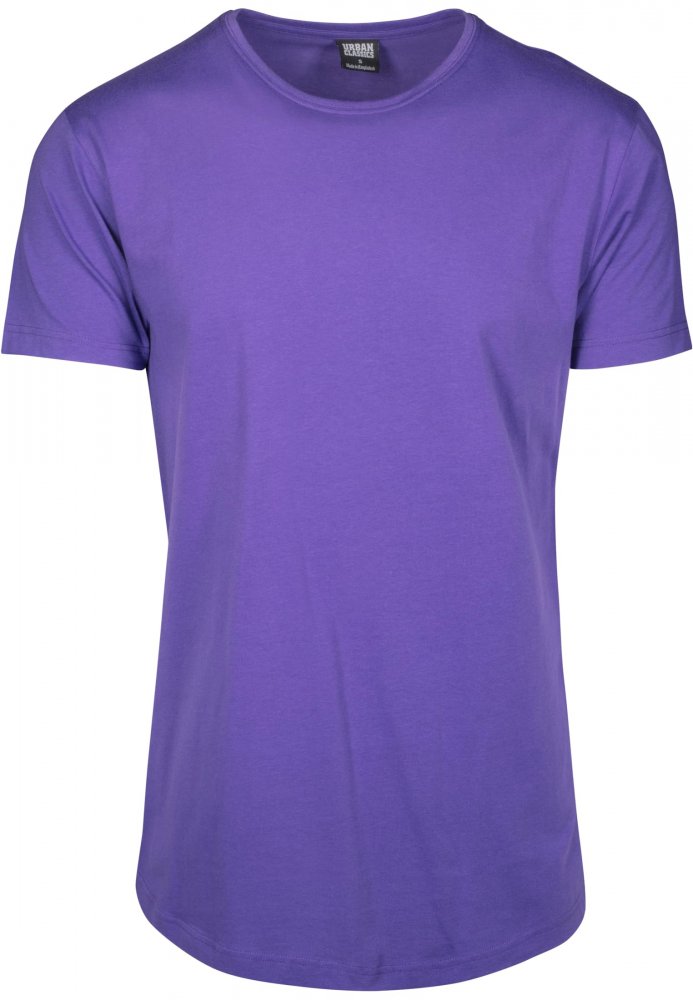 Shaped Long Tee - ultraviolet S