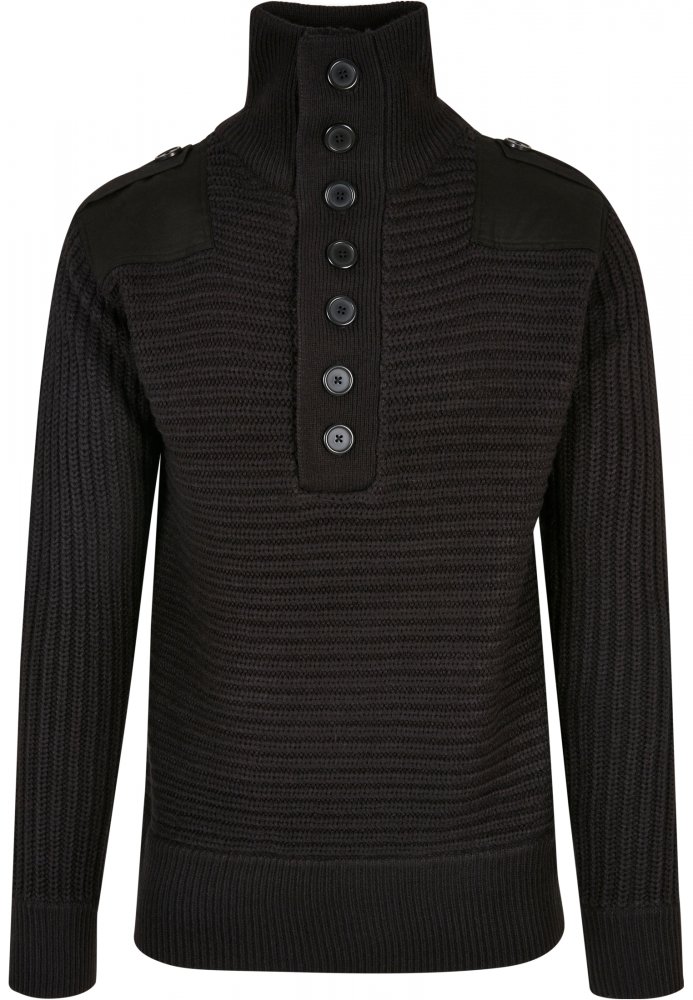 Černý pánský svetr Brandit Alpin Pullover XL