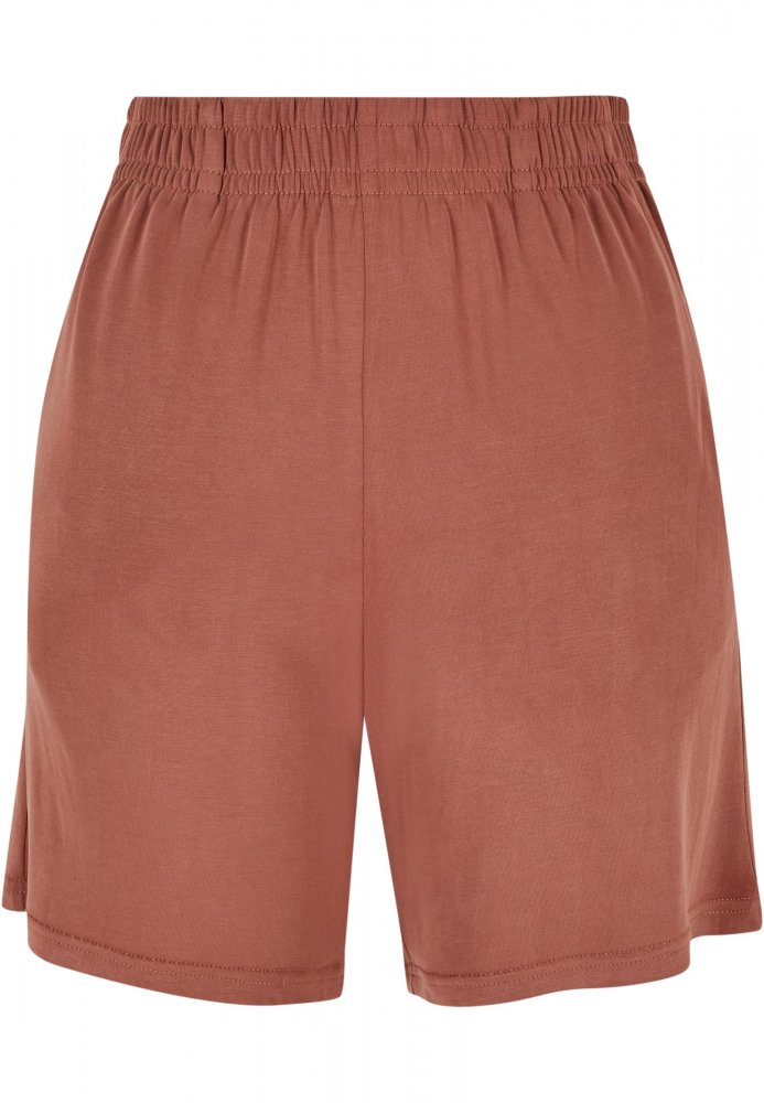 Ladies Modal Shorts - terracotta M