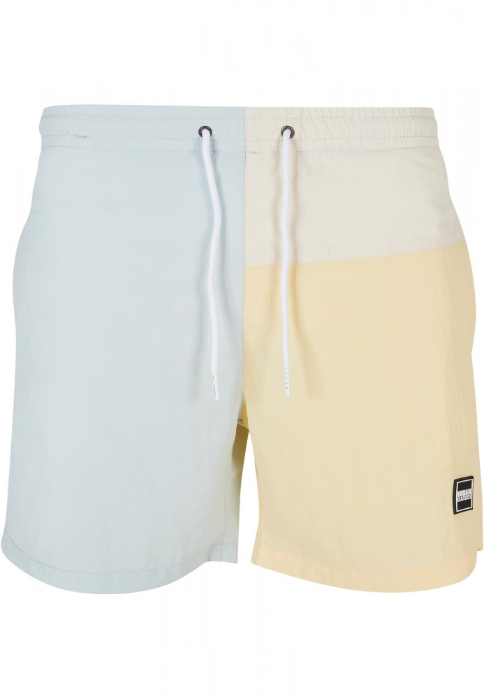 3 Block Swim Shorts - pastelcream XL