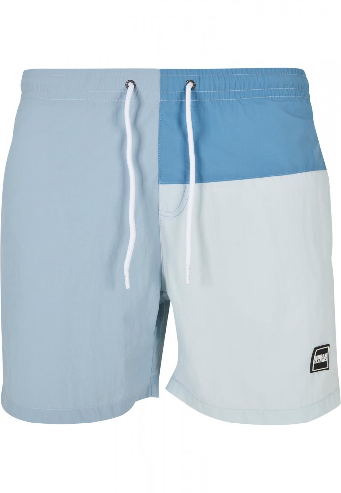 3 Block Swim Shorts - pastelblue 5XL