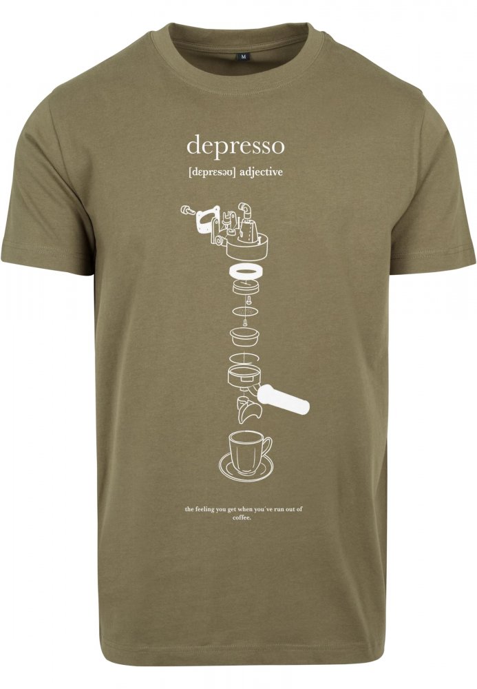Depresso Tee - olive XS