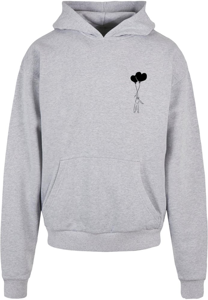 Love In The Air Ultra Heavy Hoody - grey S