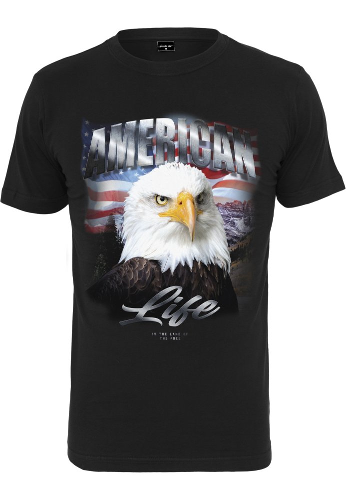 American Life Eagle Tee - black L