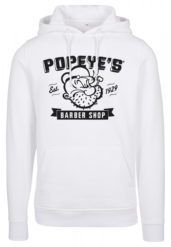 Popeye Barber Shop Hoody - white M