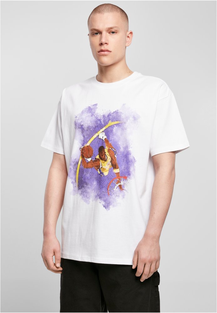 Basketball Clouds 2.0 Oversize Tee - white XS