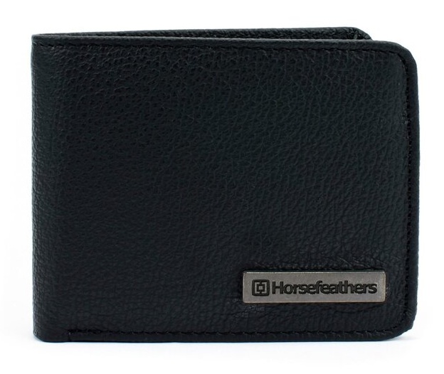 Černá pánská peněženka Horsefeathers Brad