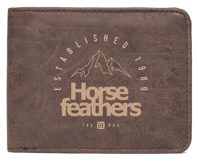 Hnědá pánská peněženka Horsefeathers Gord