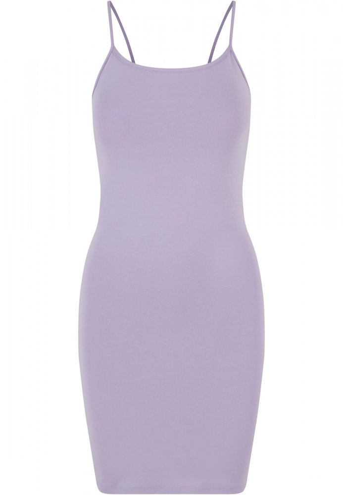 Ladies Stretch Jersey Slim Dress - dustylilac 5XL