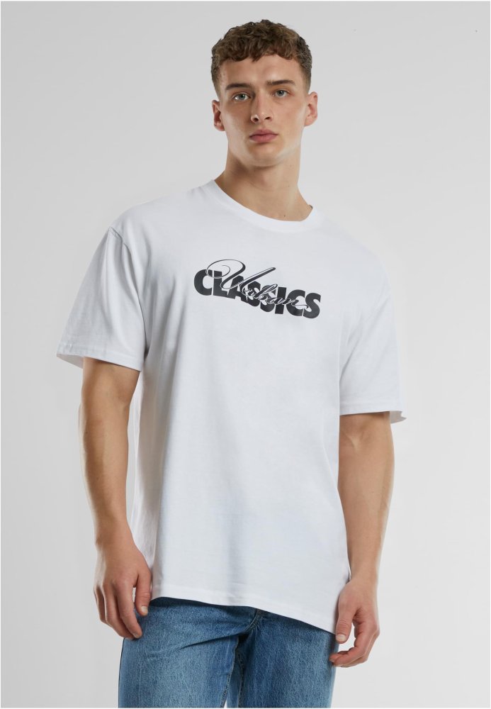 UC Cursive Bold Logo Heavy Oversized Tee - white S