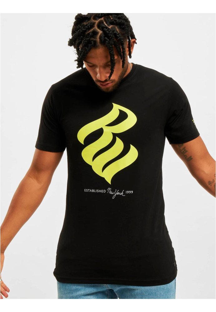 Rocawear T-Shirt - black/lime M