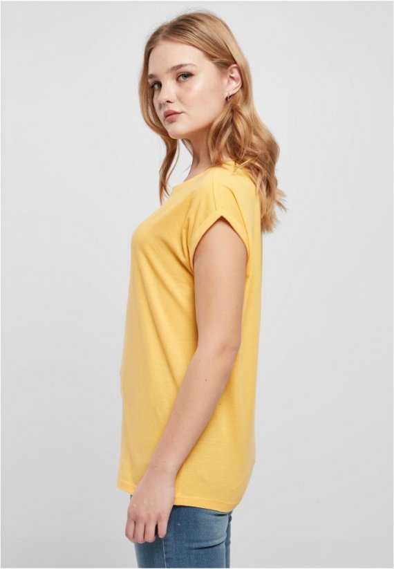 Ladies Extended Shoulder Tee - dimyellow