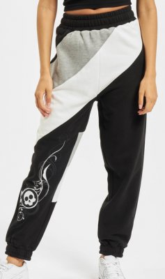 Damskie spodnie dresowe Dangerous DNGRS / Sweat Pant Skull - czarny/szary/biały