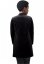 Ladies Long Velvet Jacket - black