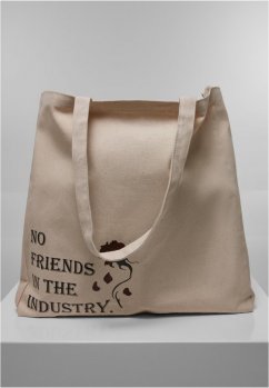 No Friends Oversize Canvas Tote Bag