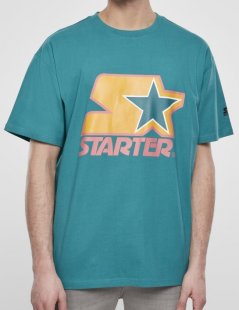 T-shirt Starter Colored Logo Tee - green/yellow/rose