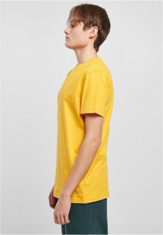 Žlté pánske tričko Urban Classics Basic