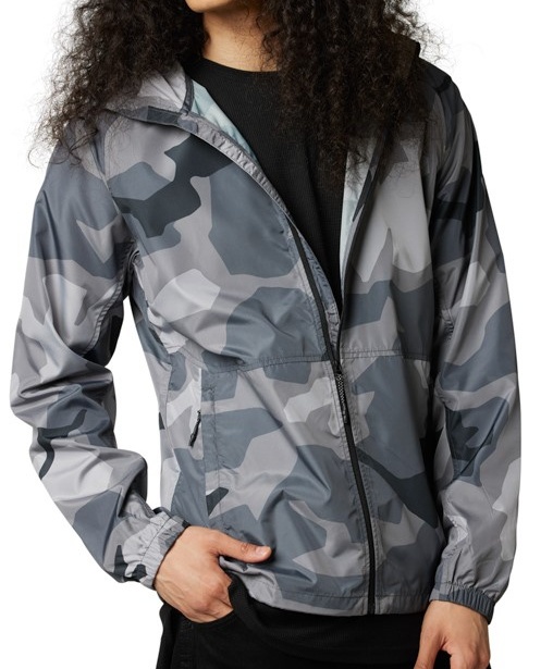 Pánská bunda Fox Geology Camo Windbreaker black camo