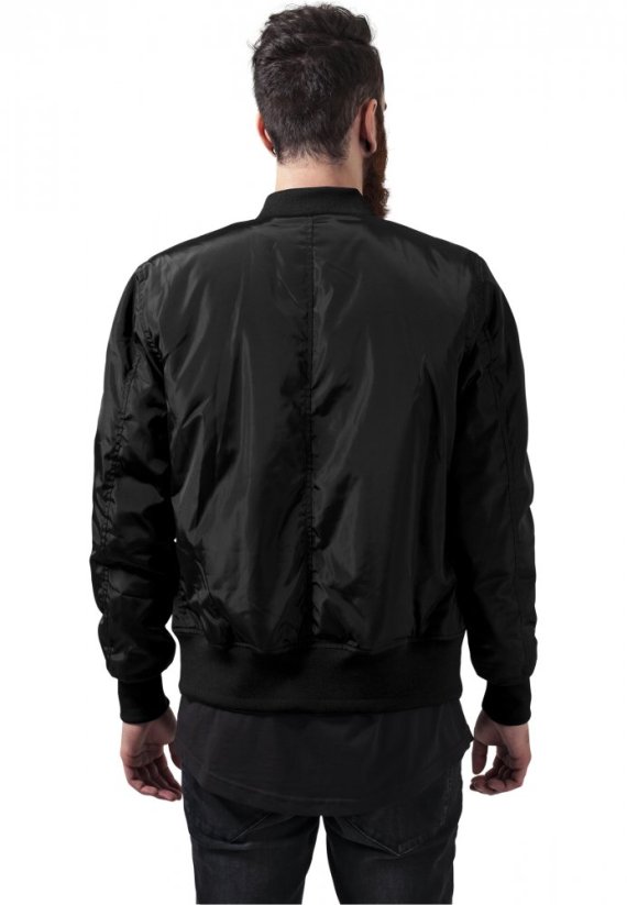 Pánská bomber bunda Urban Classics 2-Tone - černá