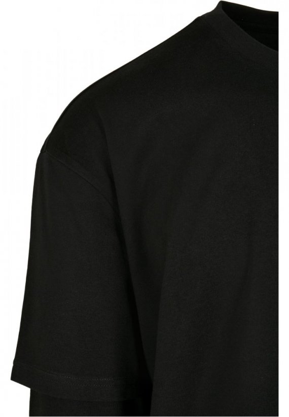 T-shirt męski Urban Classics Oversize Shaped Double Layer LS - czarny