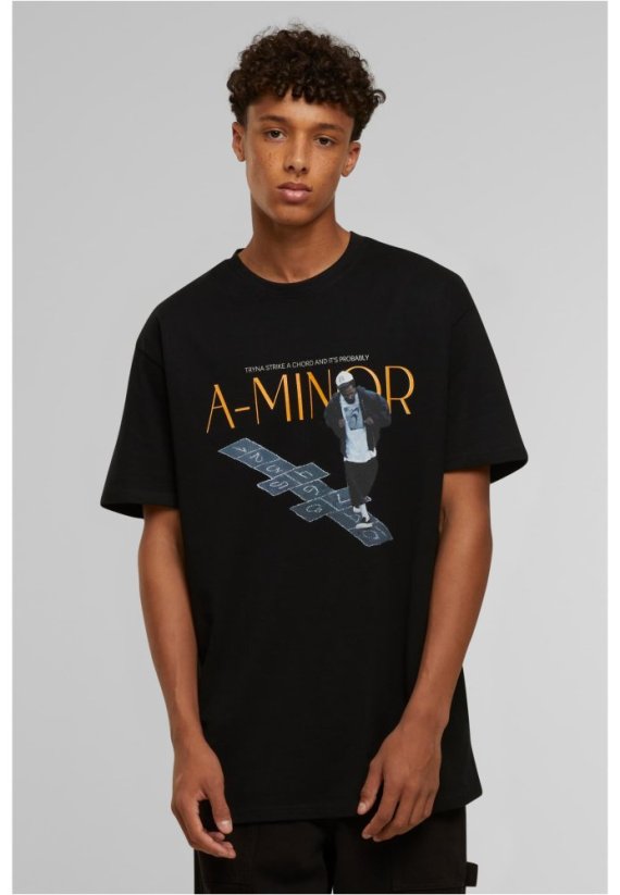 A-Minor Oversize Tee - black