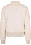 Ladies Diamond Quilt Nylon Jacket - whitesand