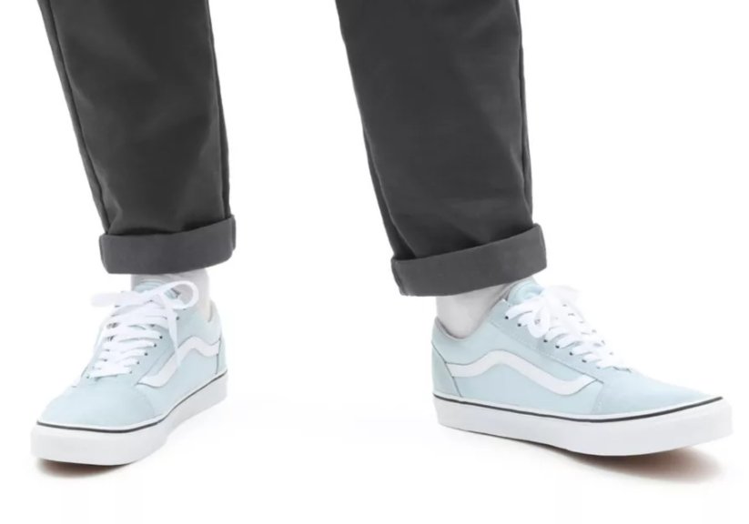 Topánky Vans Old Skool baby blue/true white