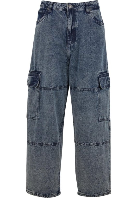 Tapered Heavy Ounce Baggy Cargo Jeans dirty washed 44 - black washed