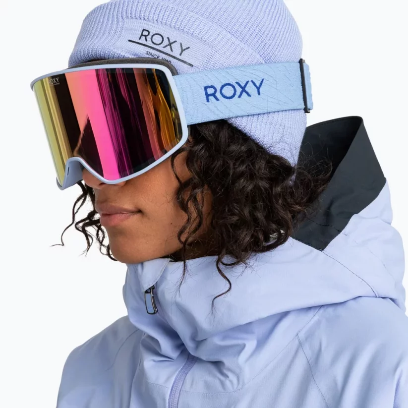 Fialové snowboardové brýle Roxy Storm