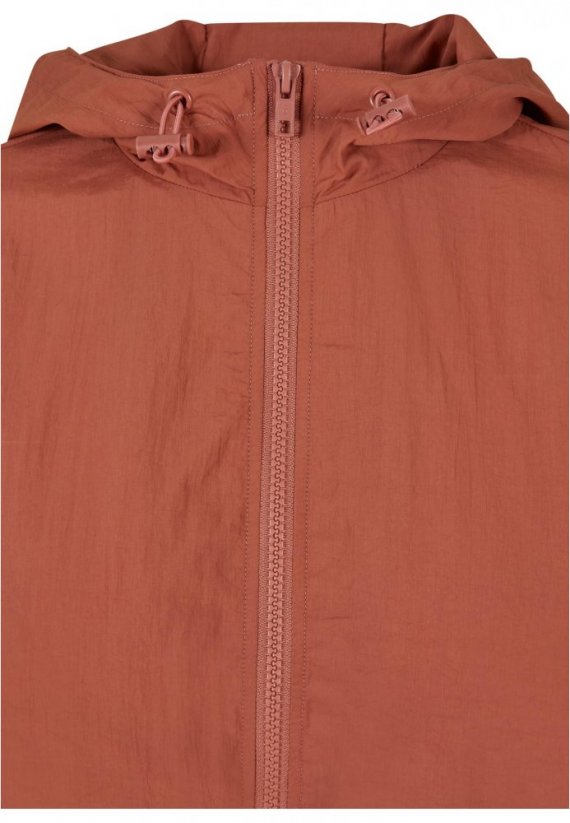 Ladies Short 3-Tone Crinkle Jacket - terracotta/whitesand/duskrose