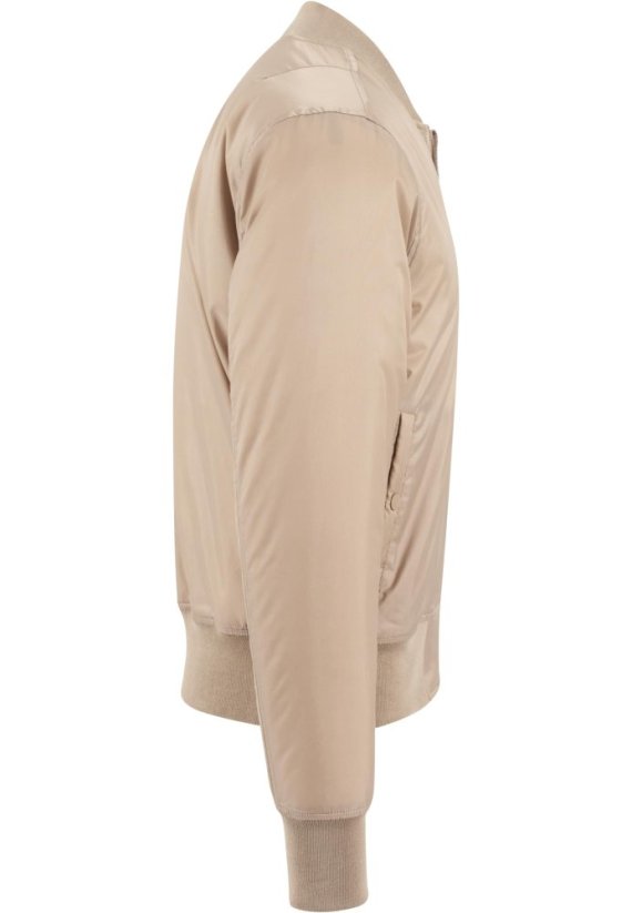Basic Bomber Jacket - beige