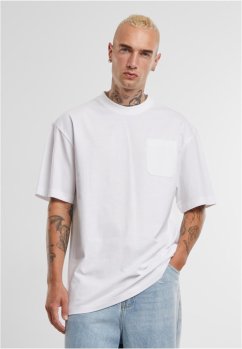 Tall Pocket Tee navy 5XL - white