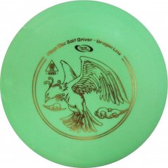 Frisbee Discgolf View Driver Dragon Line green