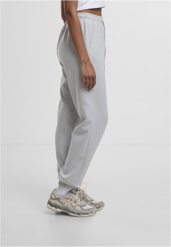 Ladies Slim Fit Scuba Joggpant  - lightasphalt