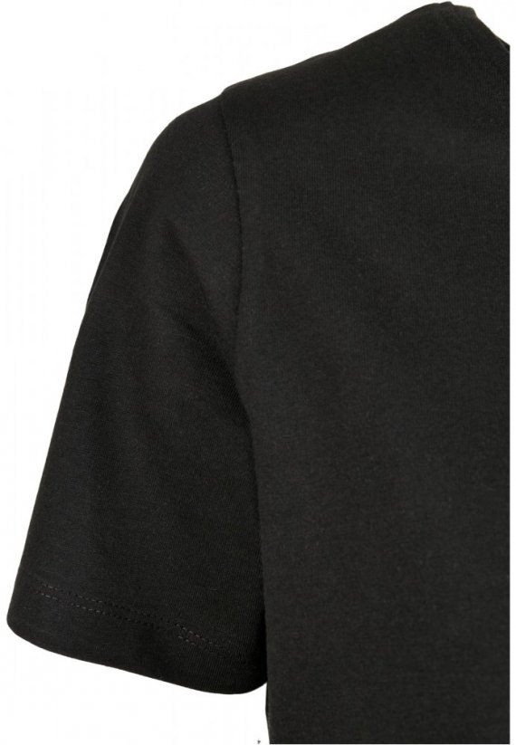 Ladies Valance Tee Dress - black - Velikost: 4XL