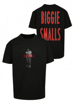 Černé pánské tričko Mister Tee  Biggie Smalls Tee