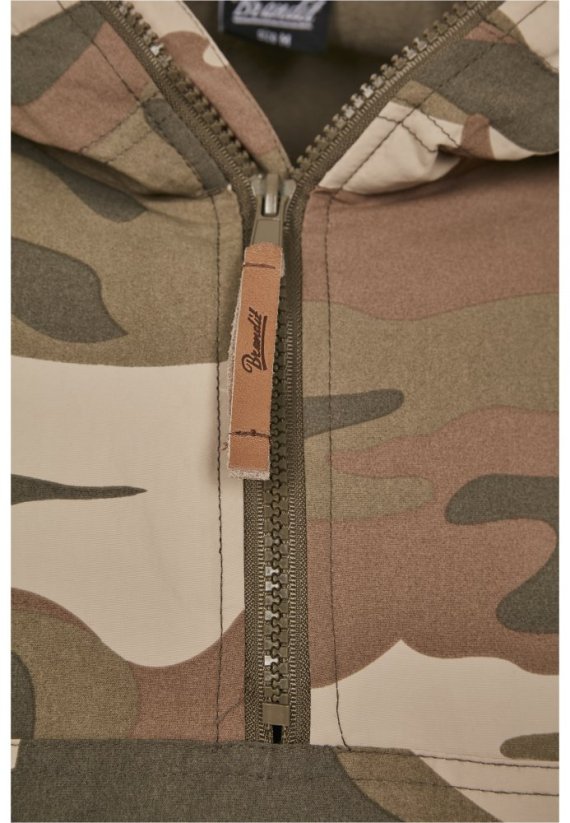 Pánská bunda Brandit Pull Over Windbreaker - wood camo