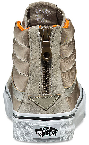Topánky Vans SK8-Hi Slim Zip silver sage-true white