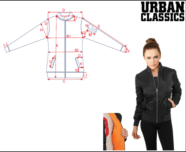 Černá dámská bomber bunda Urban Classics