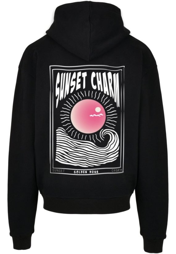 Sunset Charm Oversized Hoody black 5XL - black