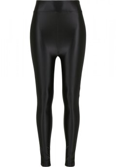 Dámské legíny Urban Classics Highwaist Shiny Metalic - černé