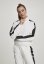 Bunda Urban Classics Ladies Short Striped Crinkle Track Jacket - white/black