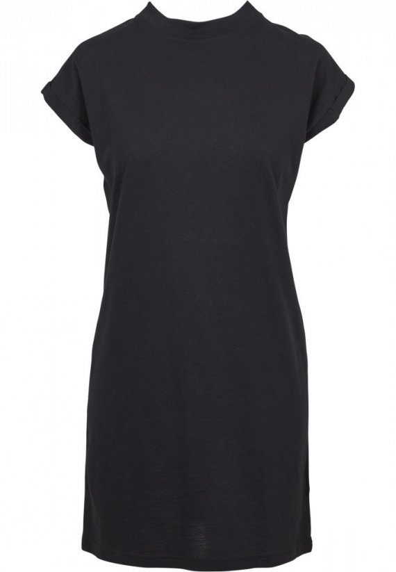 Šaty Ladies Turtle Extended Shoulder Dress - black
