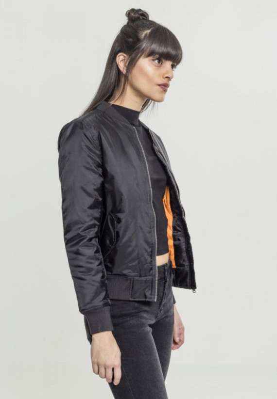 Černá dámská bomber bunda Urban Classics