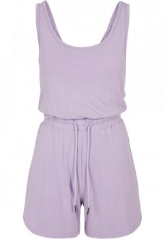 Ladies Short Sleeveless Modal Jumpsuit - lilac