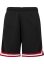 Stripes Mesh Shorts blkredwht XL - blkredwht