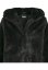 Dámský kabát Urban Classics Hooded Teddy - černý