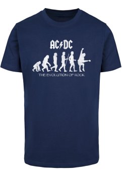 ACDC - Evolution Of Rock T-Shirt - light navy