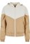 Dámská jarní/podzimní bunda Urban Classics Ladies Arrow Windbreaker - béžová,bílá